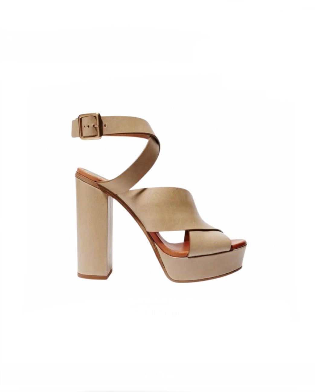 Chloe Beige Platforms
