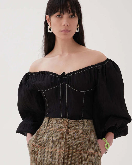 Rejina Pyo Black Kelley Blouse