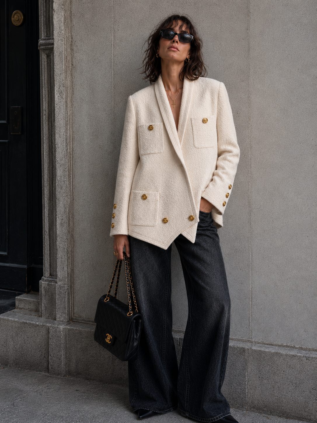 Vintage Chanel Cream Blazer