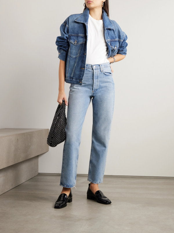 AGolde 90s Distressed Jeans