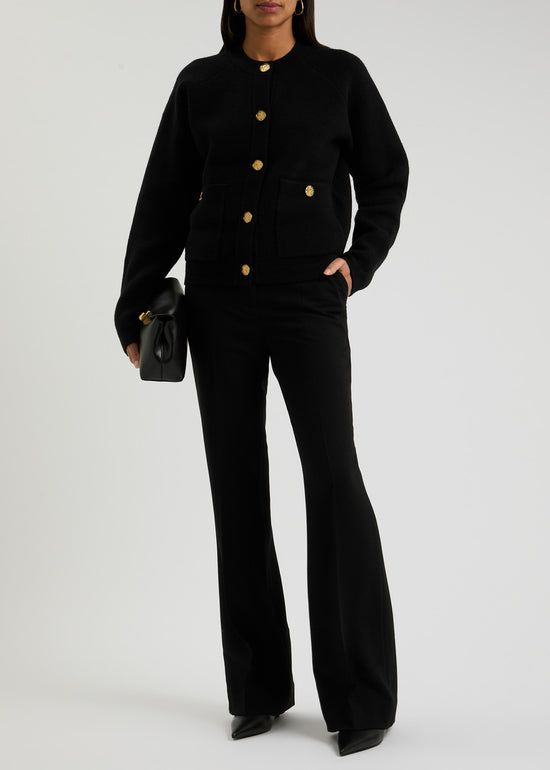 Toteme Cashmere Mix Gold Button Cardigan - current season