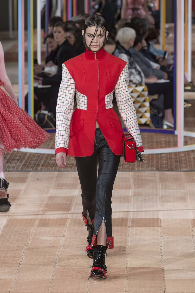 Alexander McQueen Checked Panel Jacket