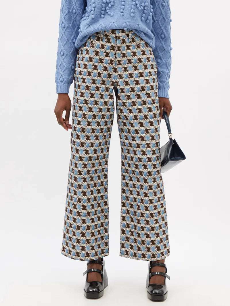 Shrimps Floral Print Jeans - NWT