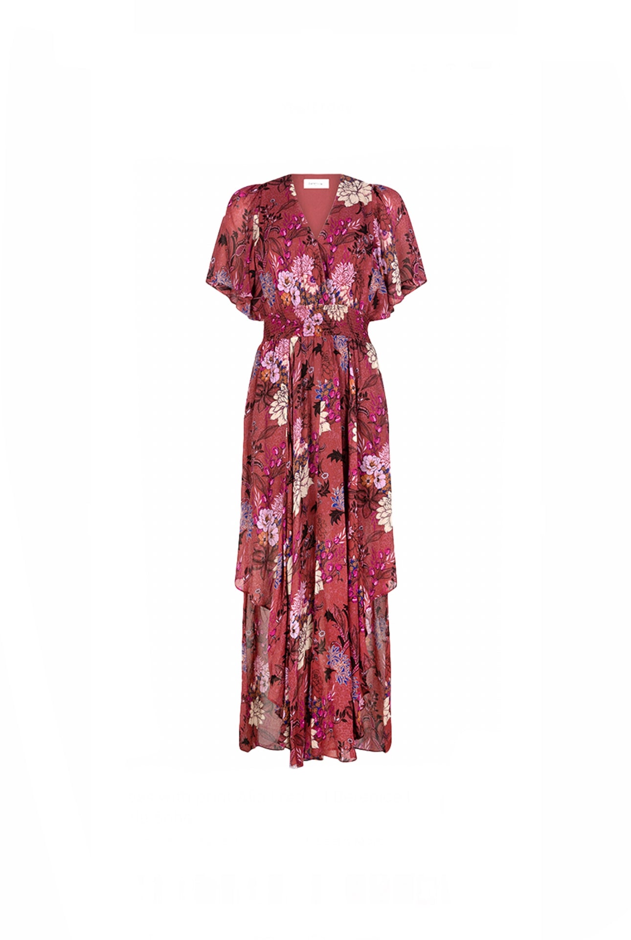 Berenice Floral Chiffon Dress