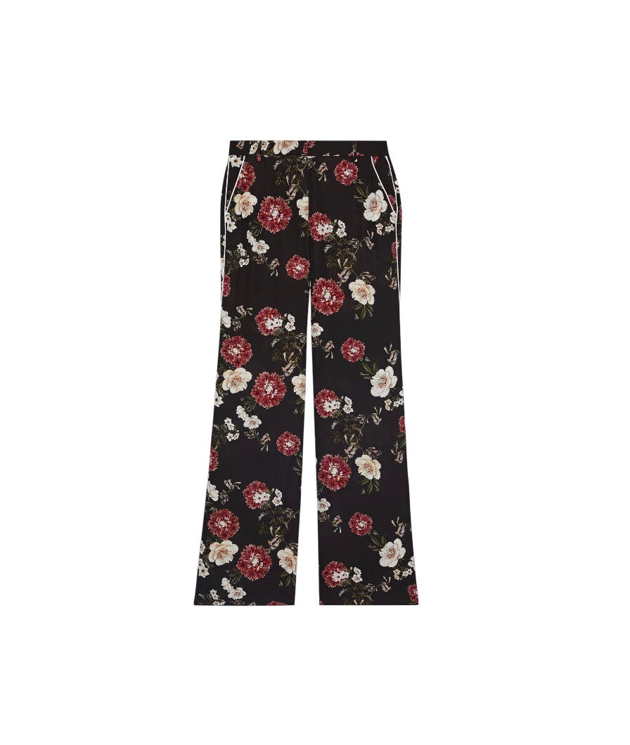 Nicholas Silk Floral Trousers