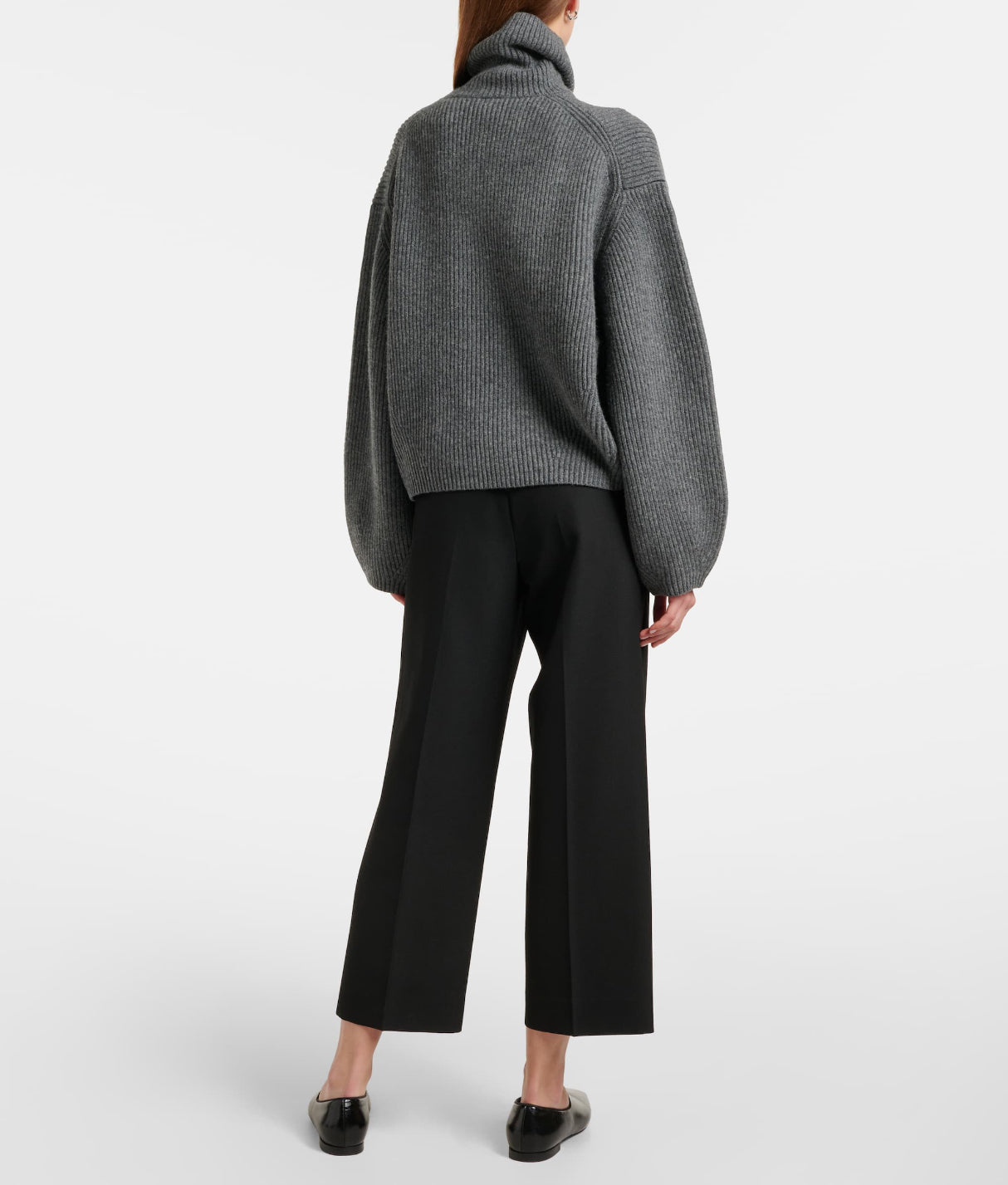 Toteme Grey Ribbed Jumper - current season nwt