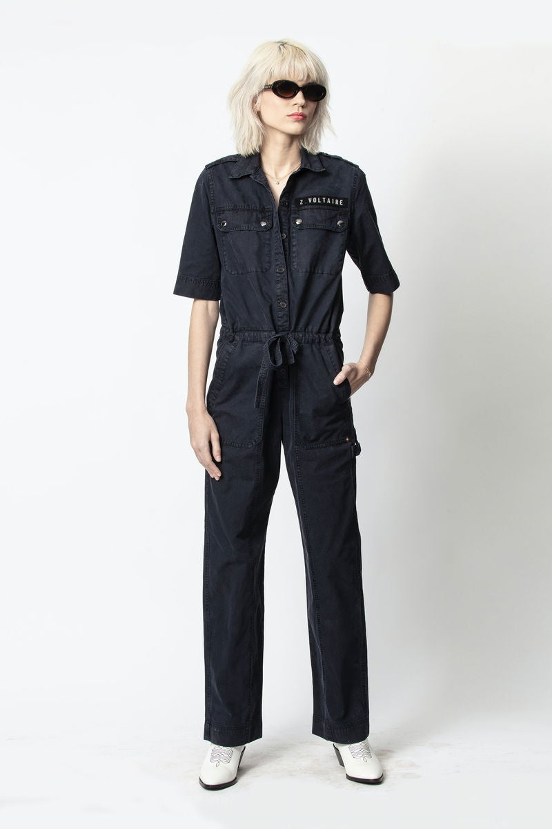 Zadig and Voltaire Navy Jumpsuit