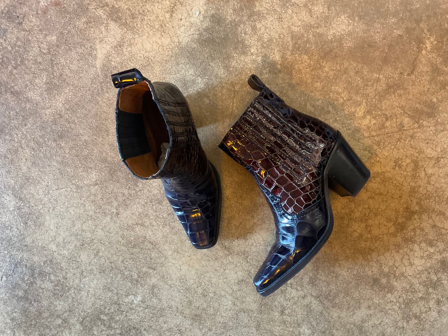Ganni Croc Boots