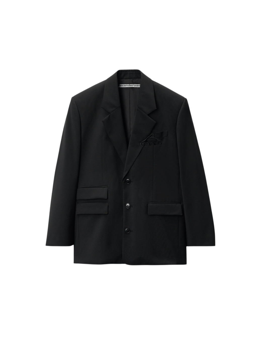 Alexander Wang Black Oversized Embroidered Blazer - nwt