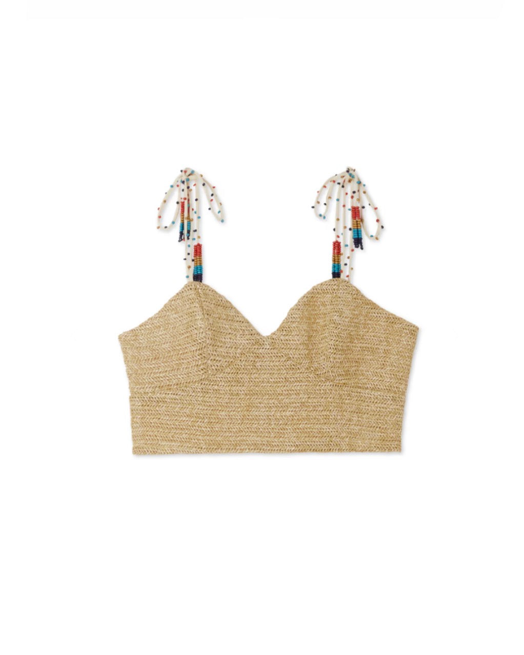 Never Fully Dressed Raffia Top - nwt