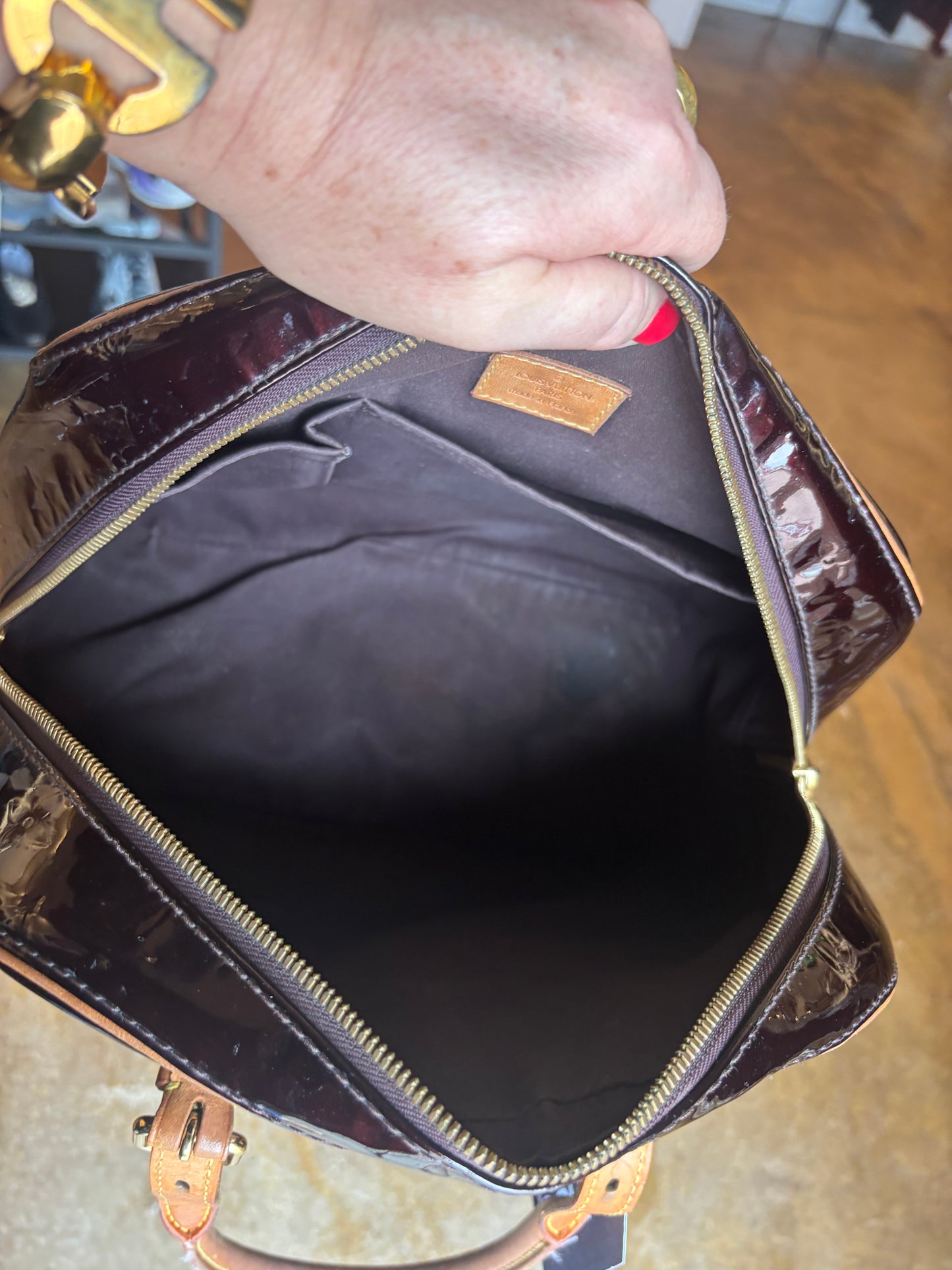 Louis Vuitton Amarante Mongram Summit Drive Bag