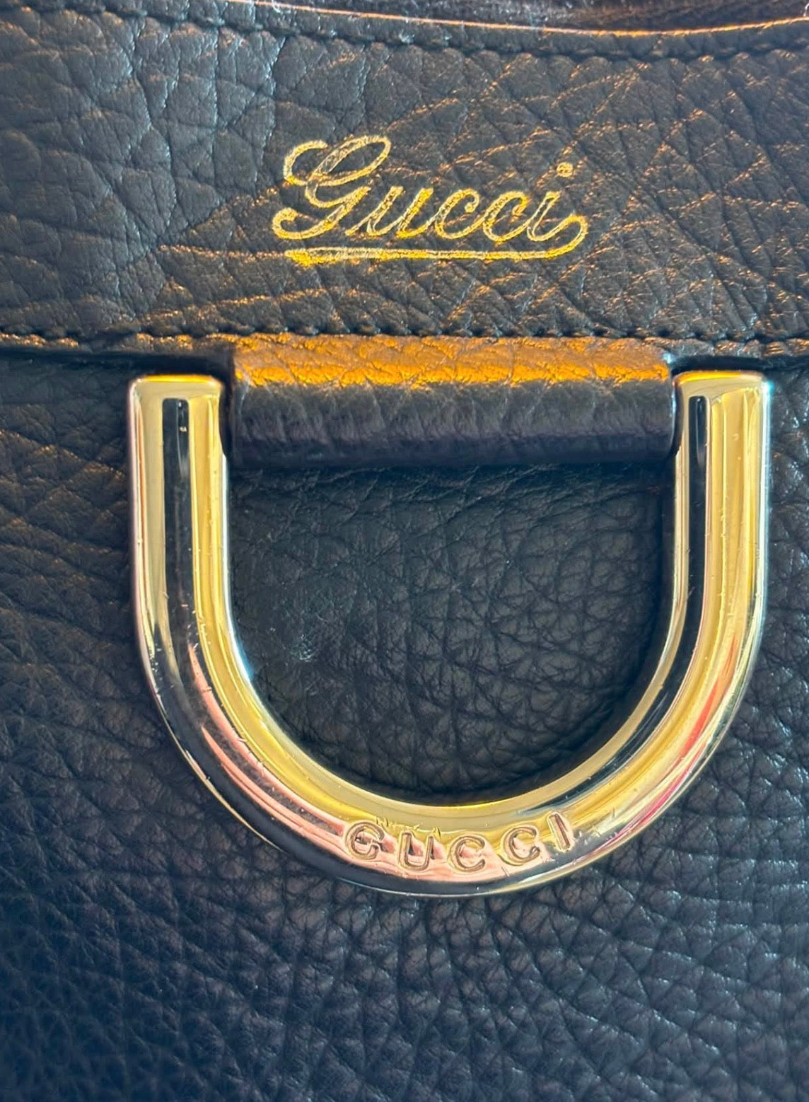 Gucci Black Hobo Bag