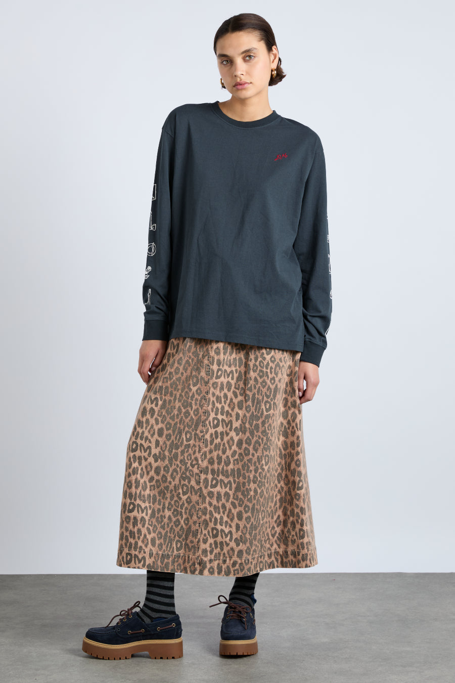 Damson Madder Leopard Rafe Skirt - current season