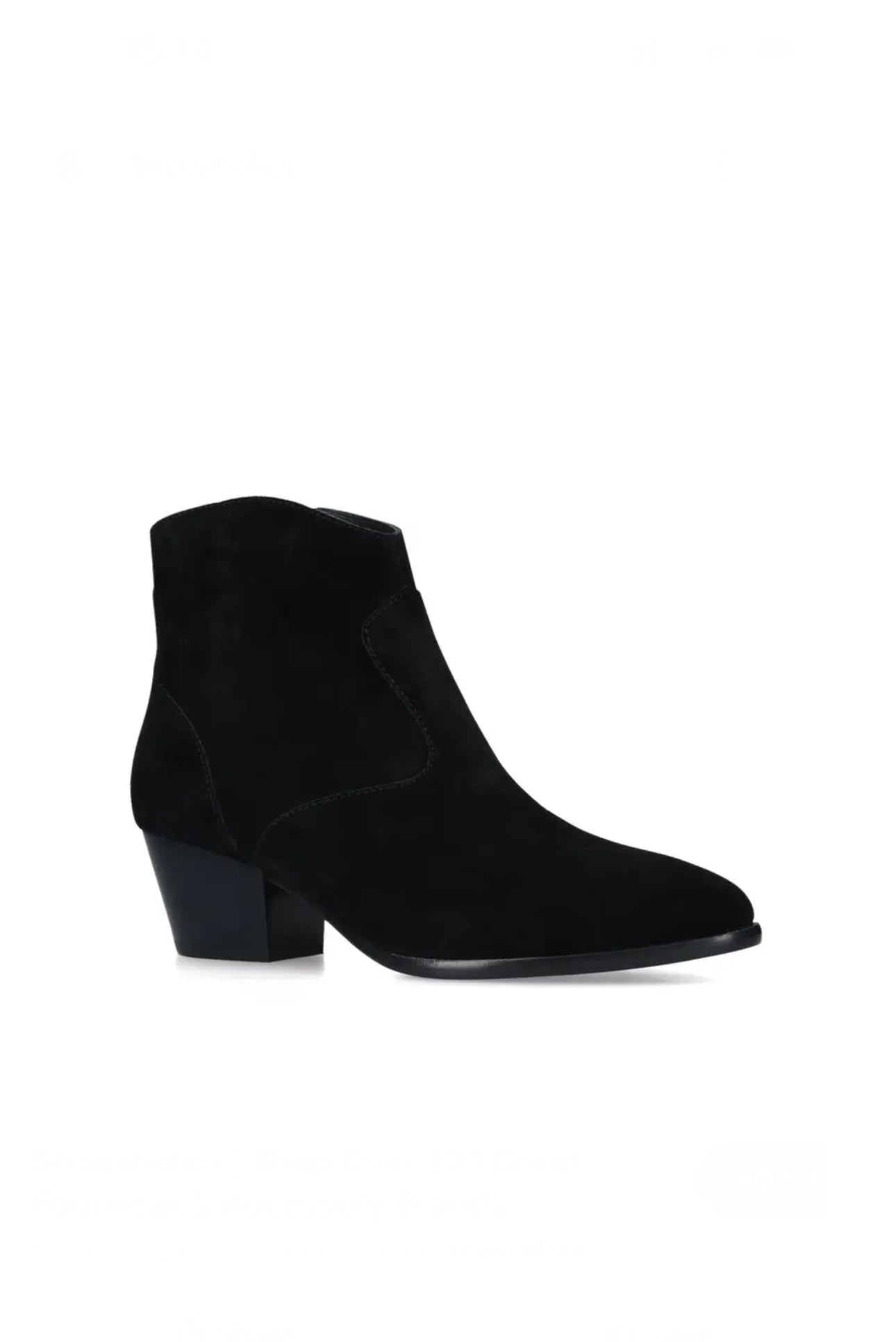 Ash Black Suede Boots
