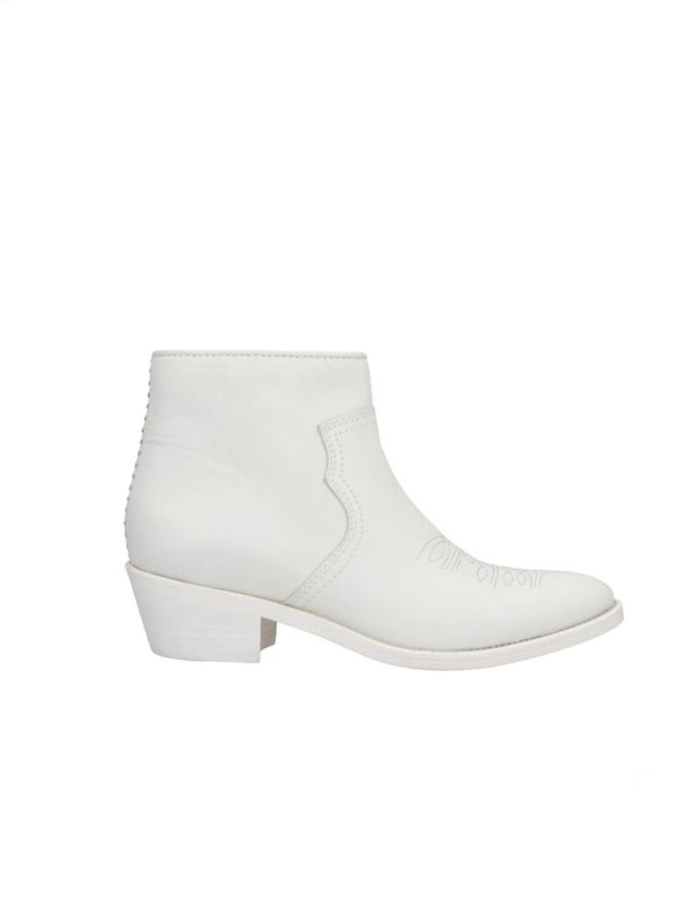 Zadig and Voltaire White Cowboy Boots