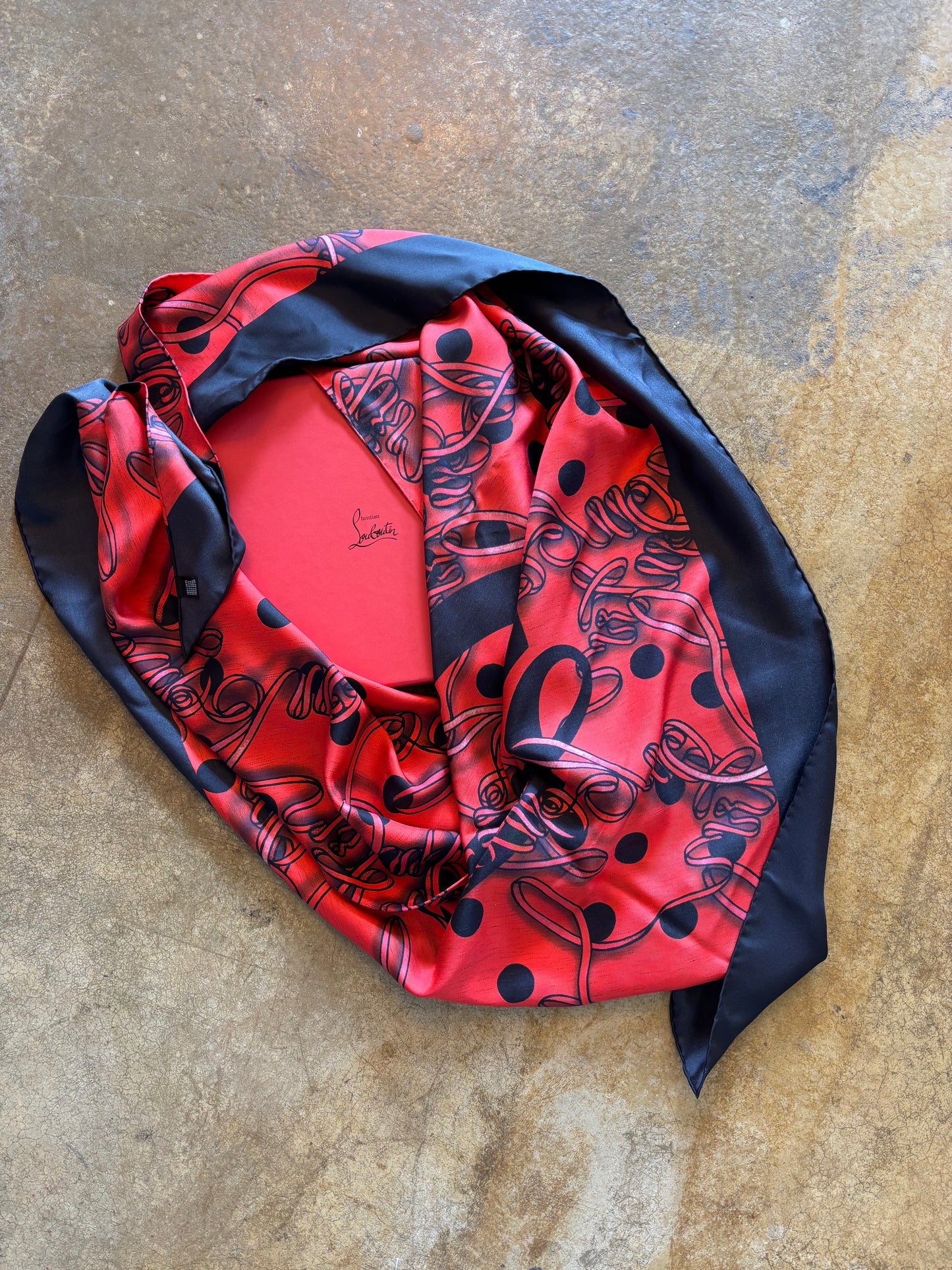 Christian Louboutin Silk Scarf