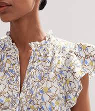 Me+Em Cotton Floral Top
