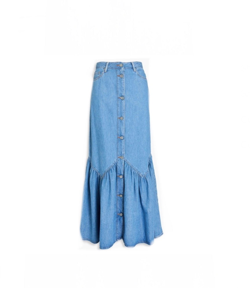 Ganni Denim Skirt - NWT