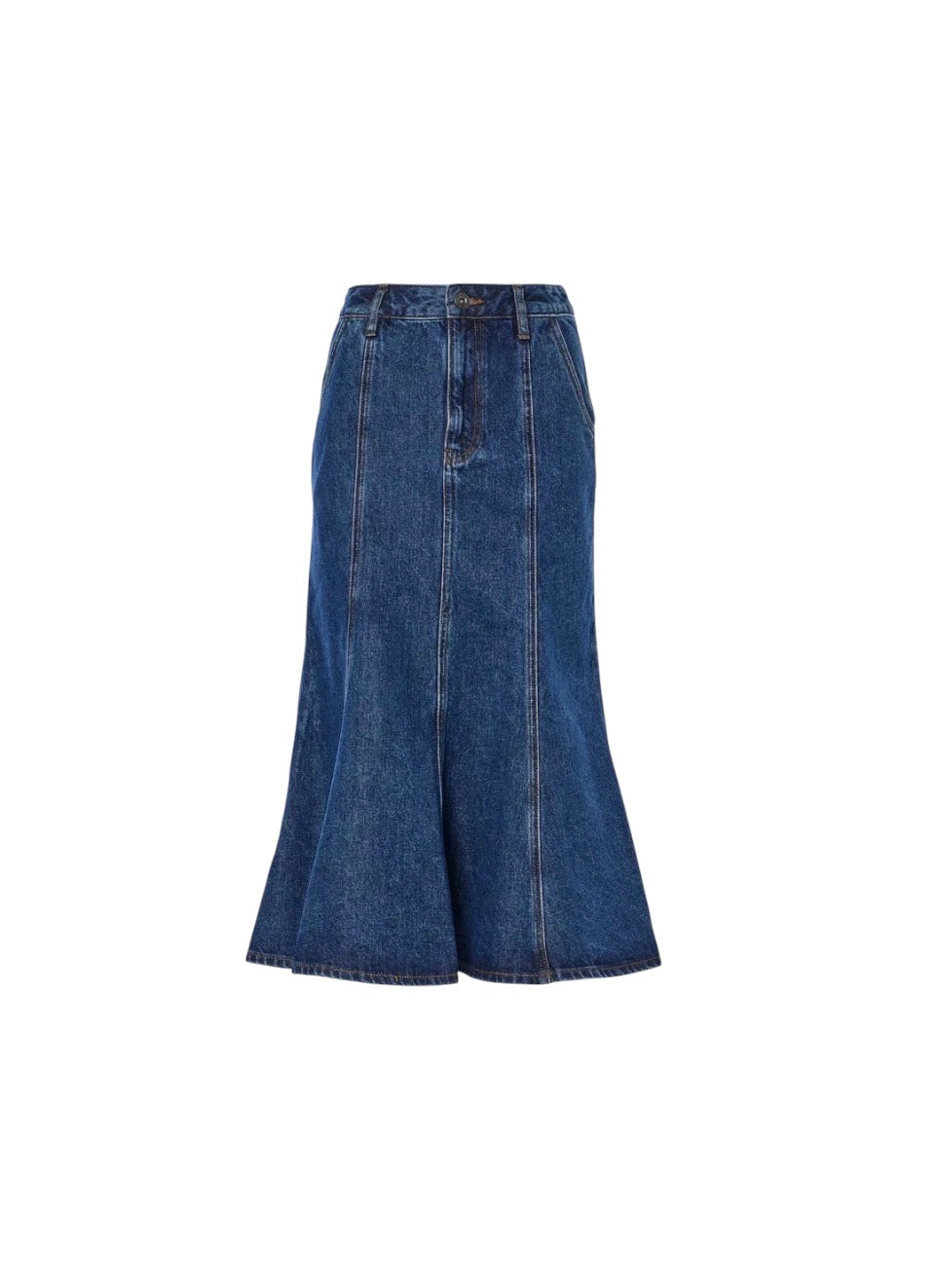 Self Portrait Denim Skirt