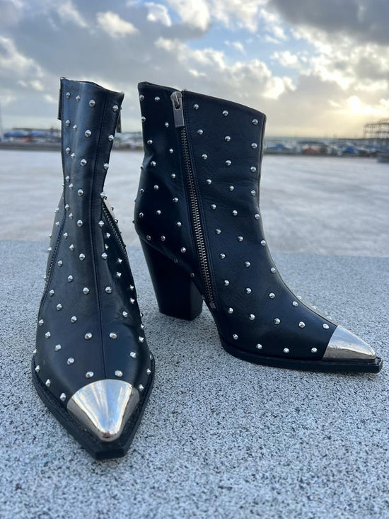 Load image into Gallery viewer, The Kooples Black Studded Boots
