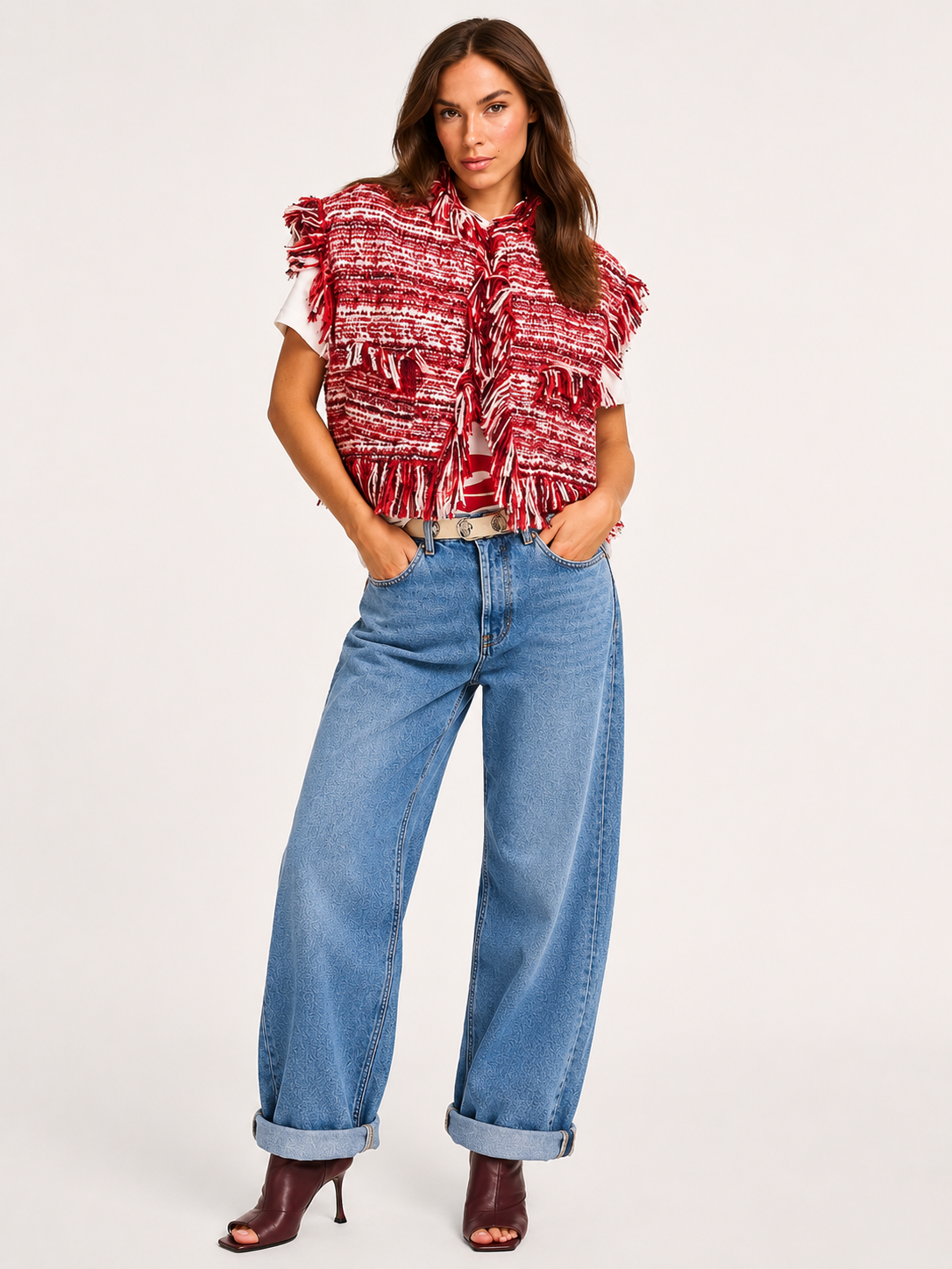 Essentiel Antwerp Fringed Jacket