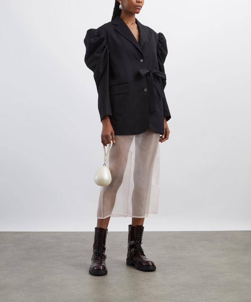 Simone Rocha black Bow Cut Out Jacket