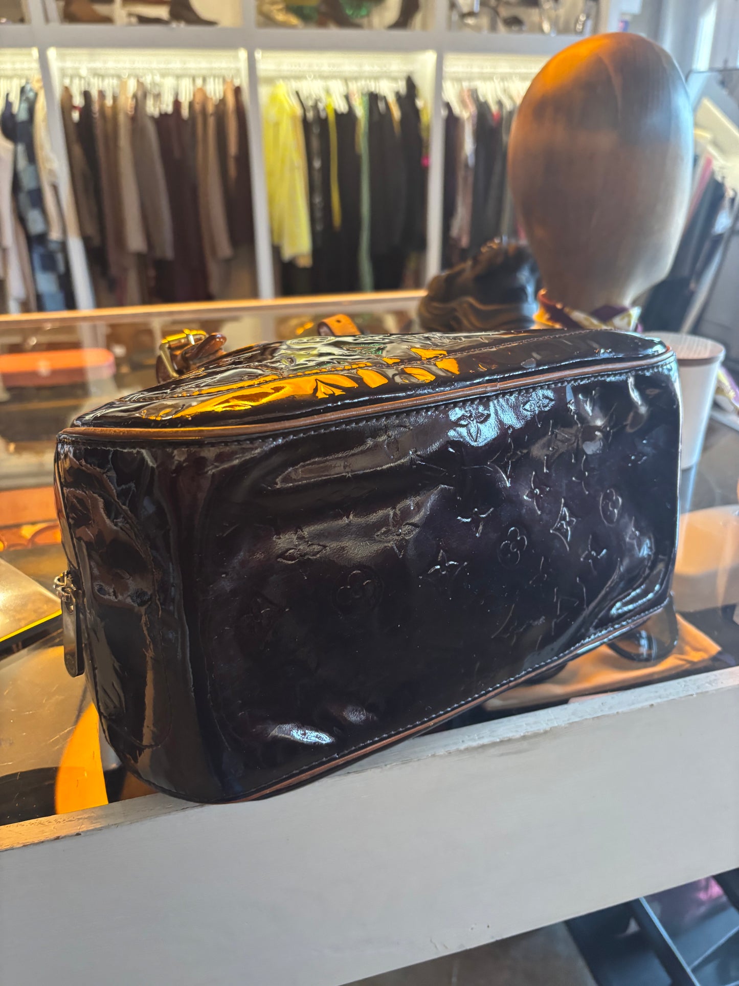 Louis Vuitton Amarante Mongram Summit Drive Bag