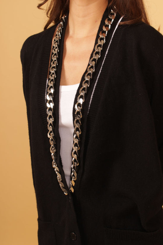 Givenchy Cashmere Chain Cardigan