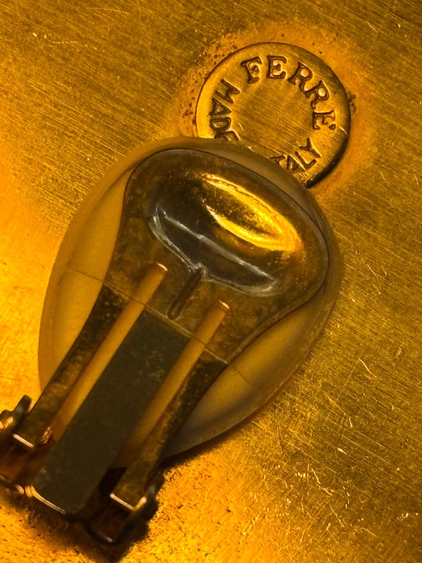 Gian Franco Ferre Oversized Earrings