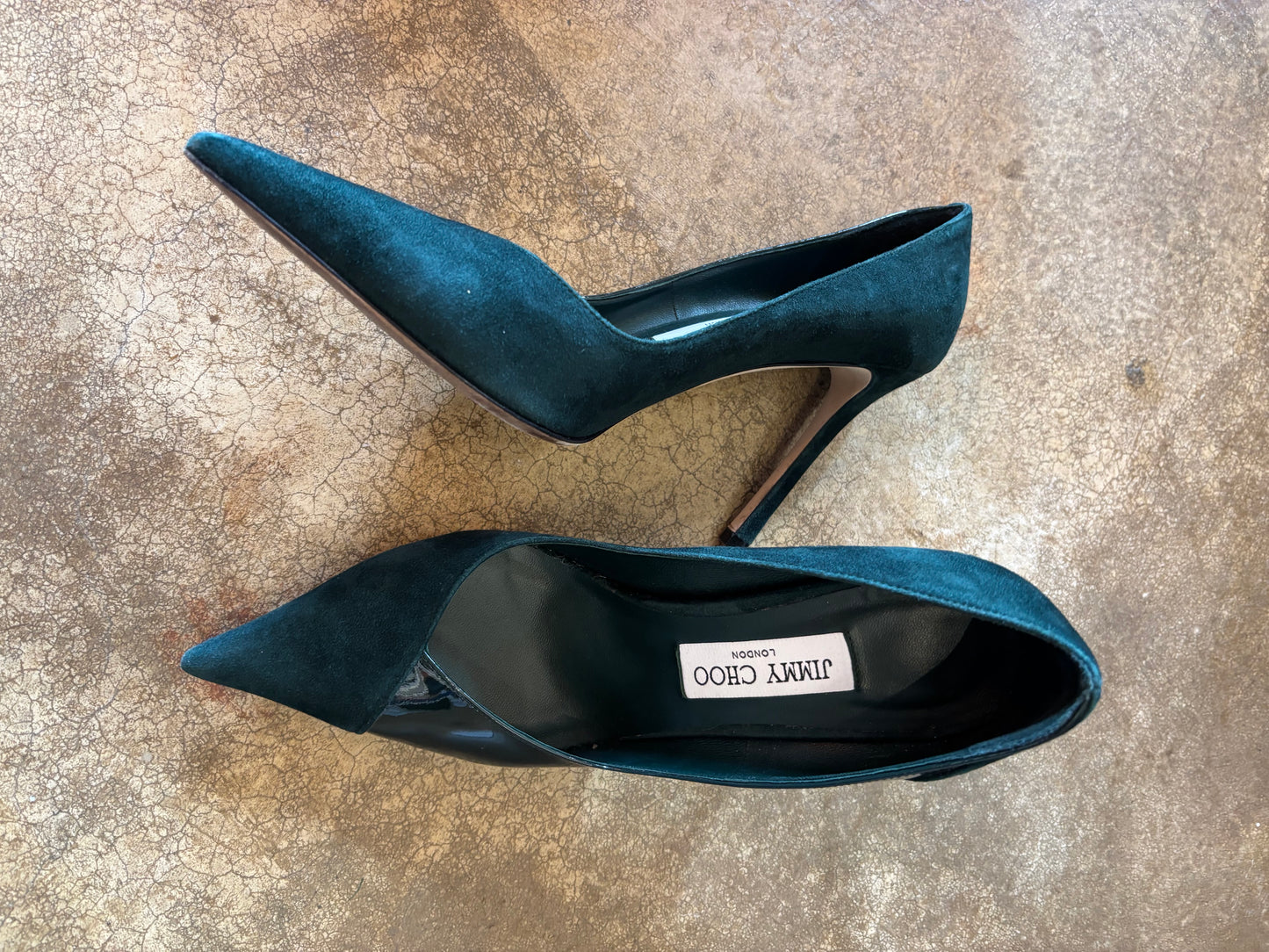Jimmy Choo Dark Green Pumps
