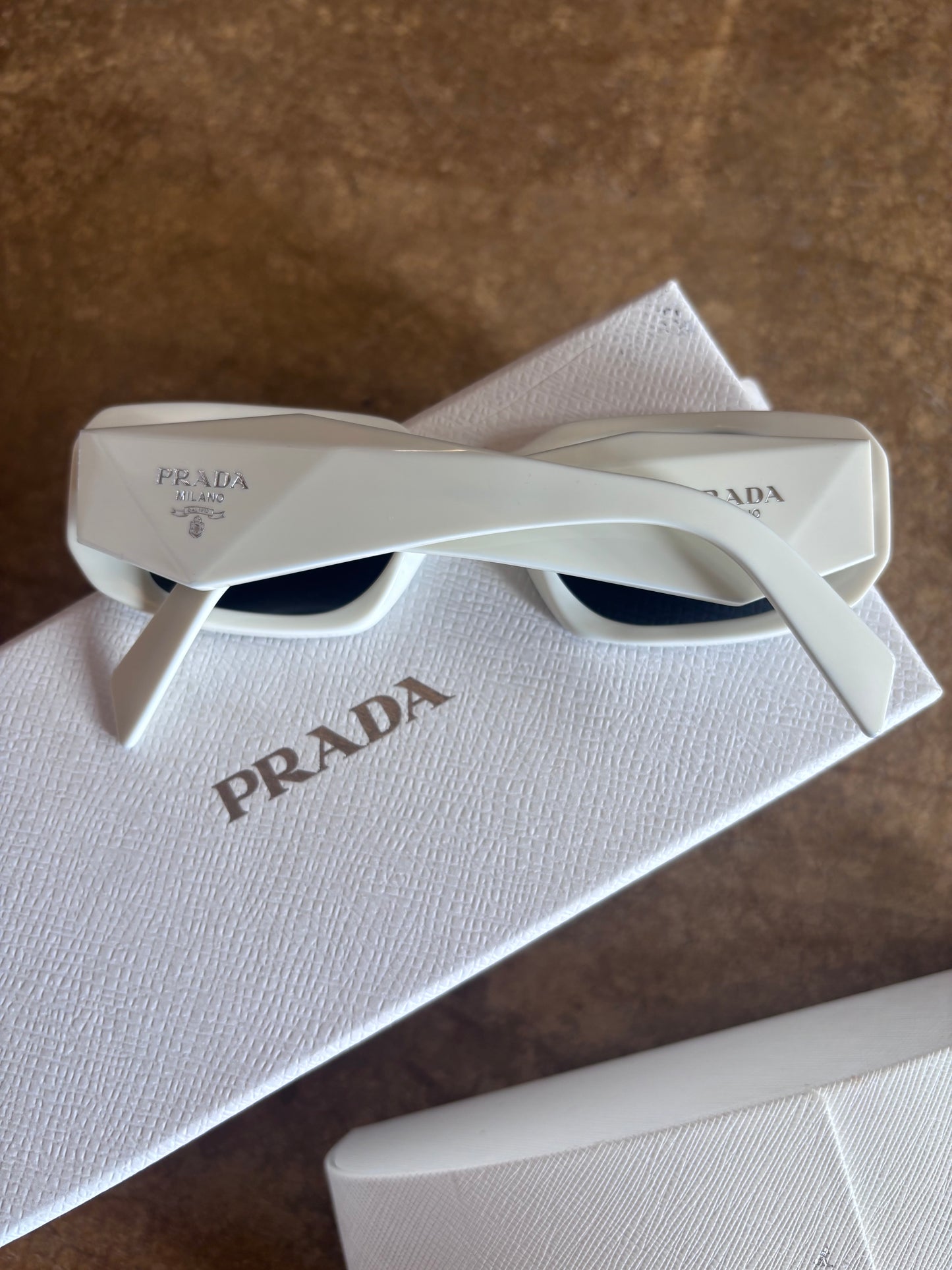 Prada White Sunglasses