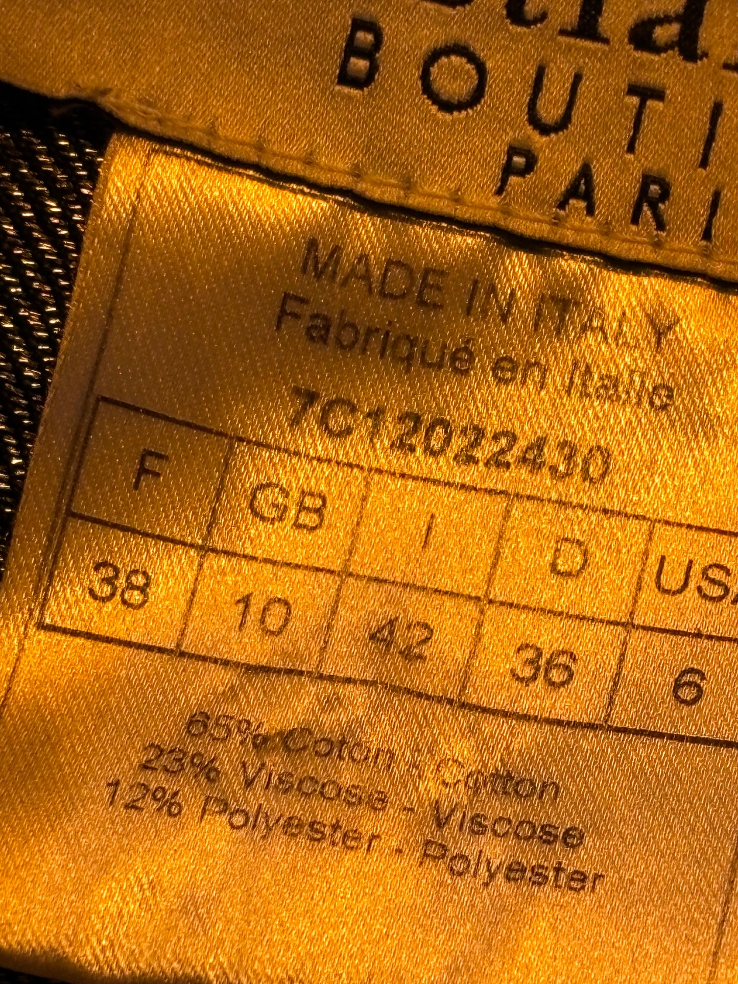 Dior by John Galliano 2007 Denim Shimmer Suit