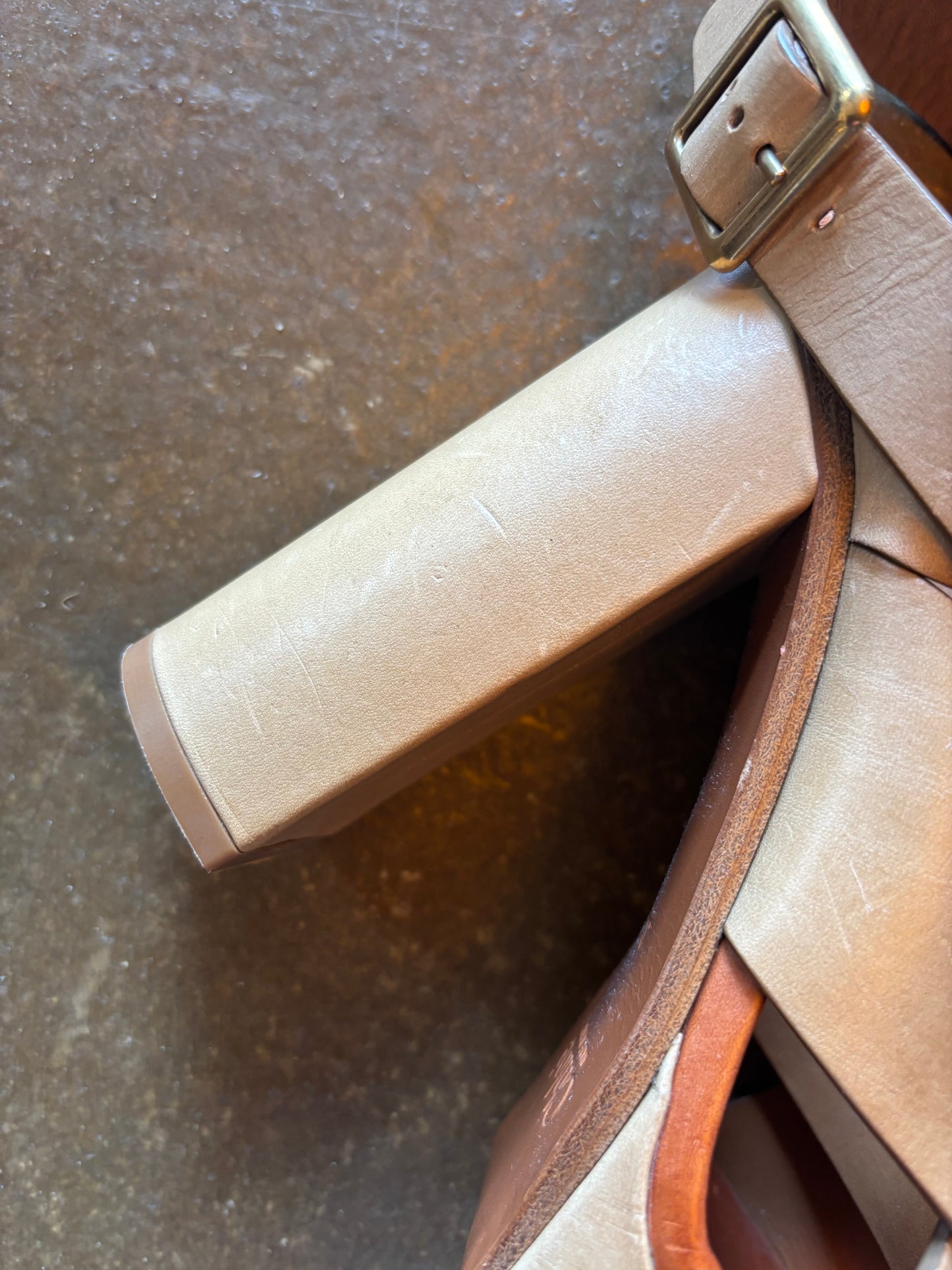 Chloe Beige Platforms