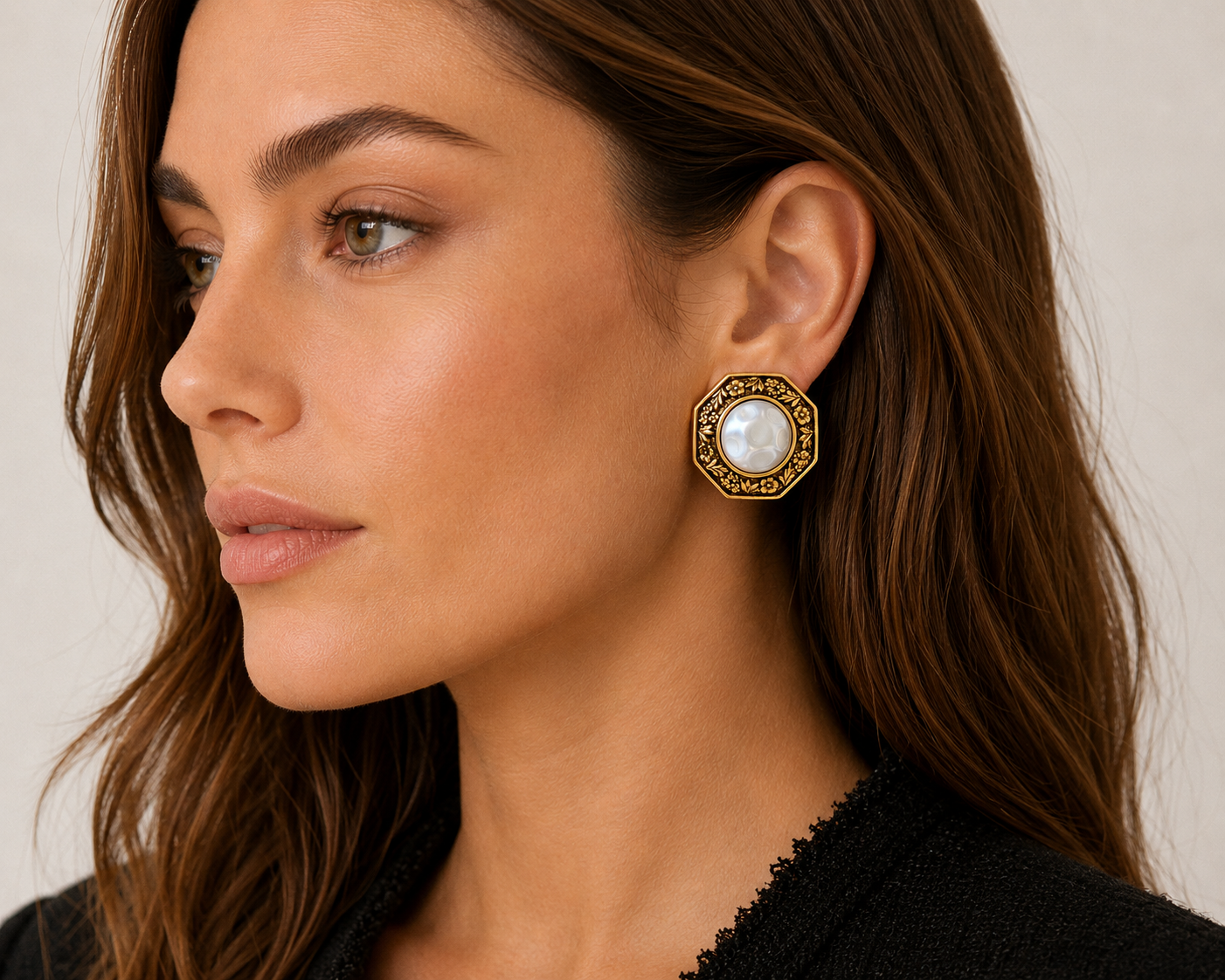 Chanel Vintage Pearl Earrings
