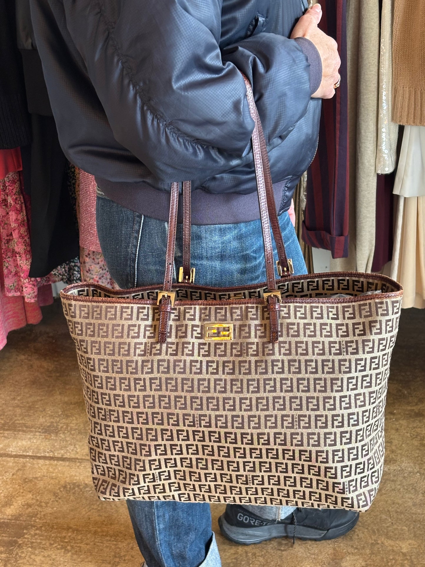 Fendi Zucchino Vintage Tote