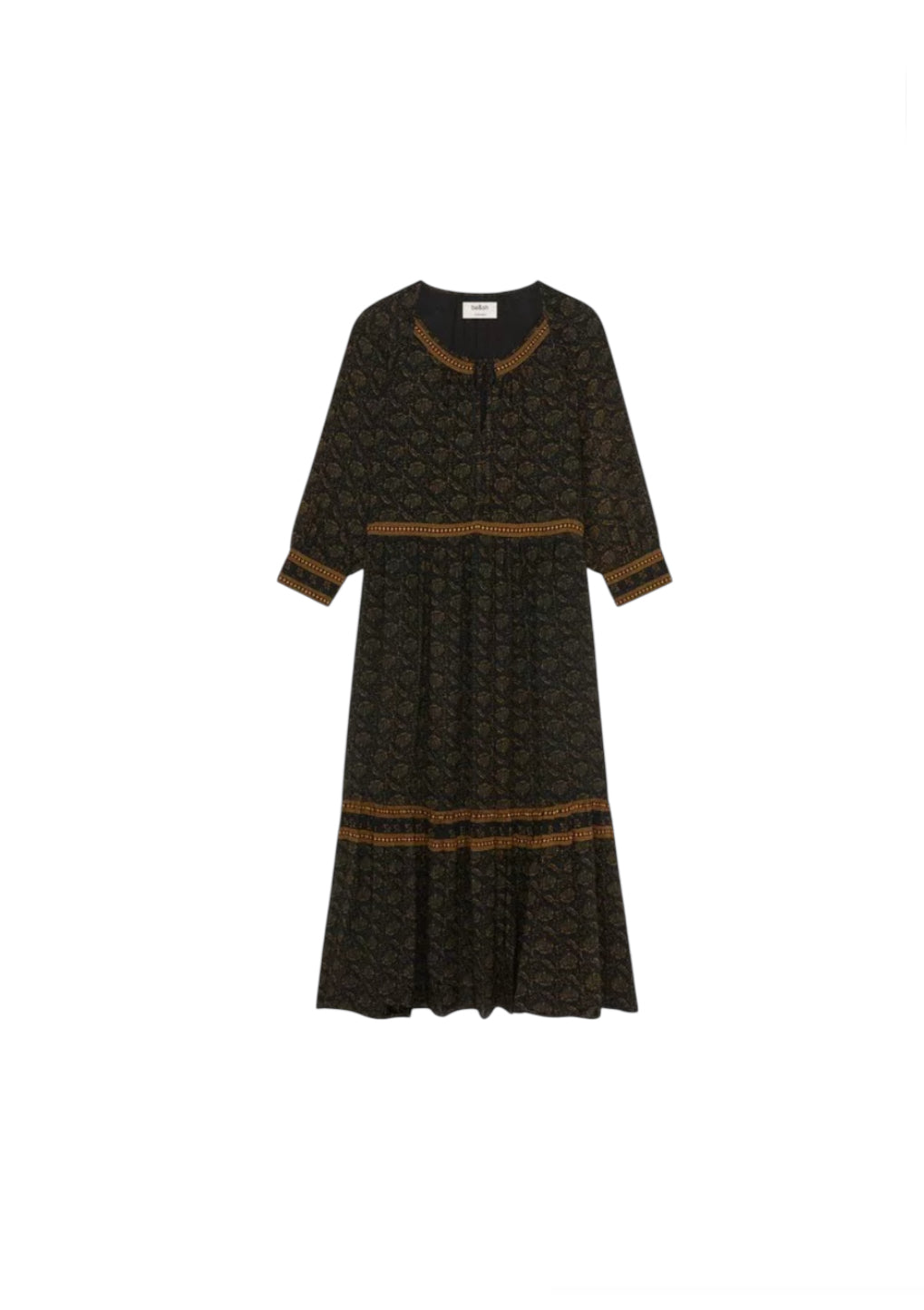 Ba&sh Black Chiffon Dress