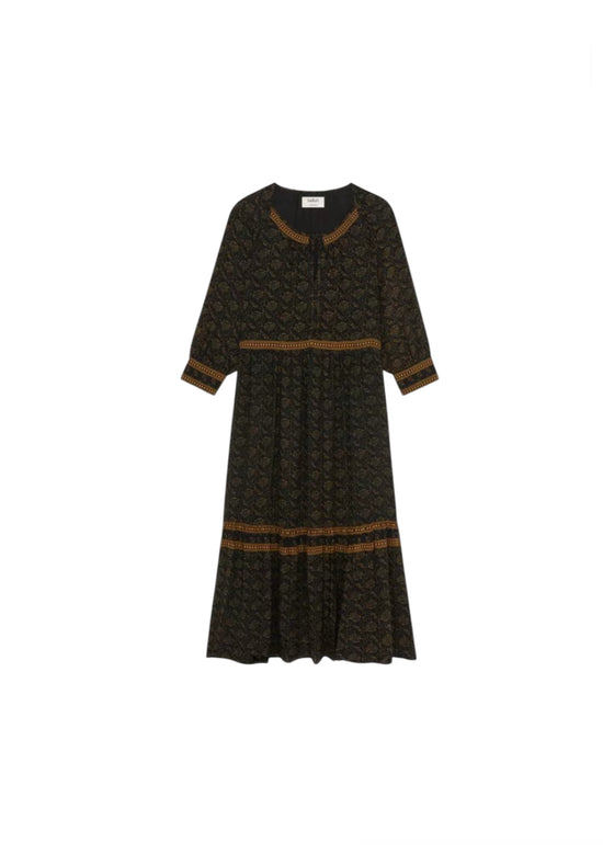 Ba&sh Black Chiffon Dress