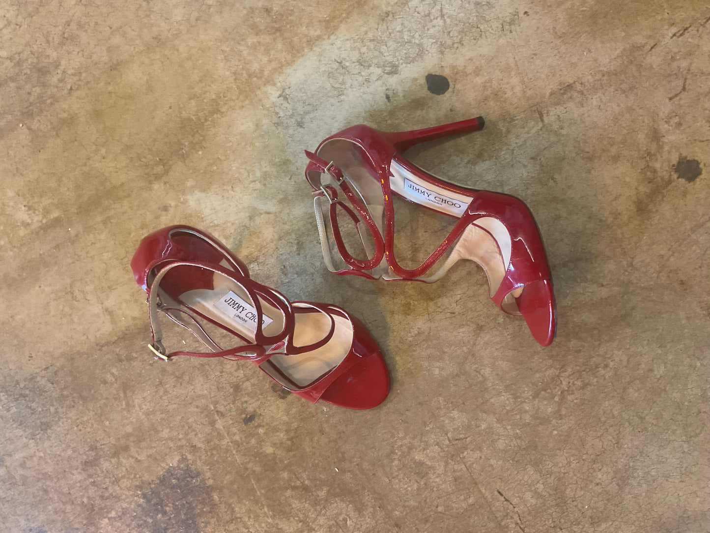 Jimmy Choo Red patent Heels