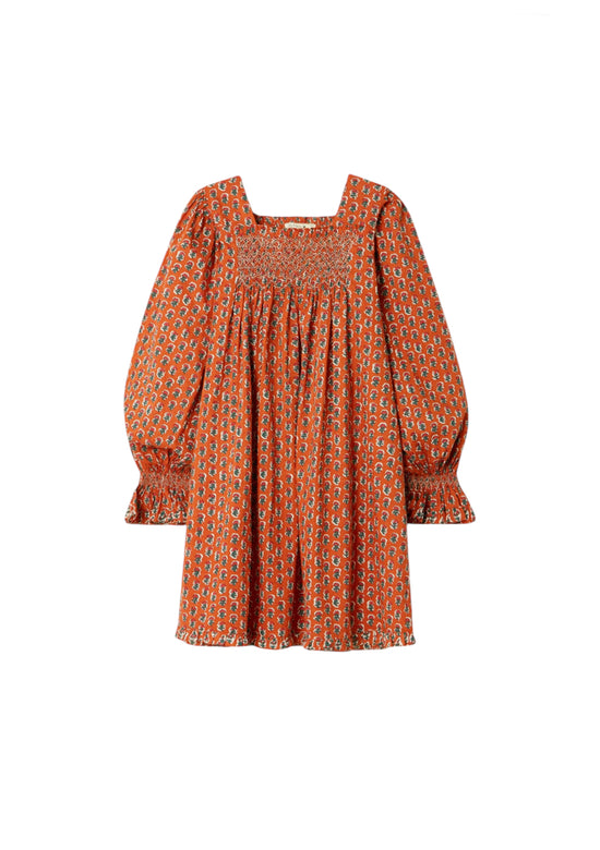 Doen Smocked Floral Dress