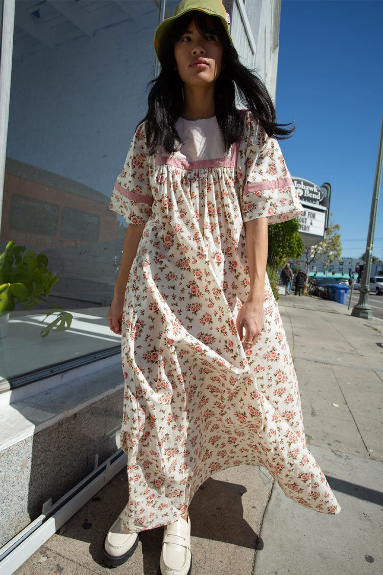 Meadows Floral Cotton Dress