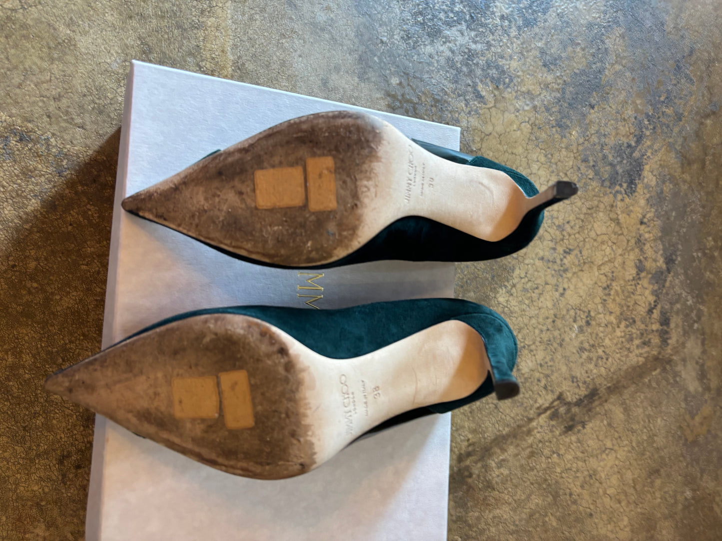 Jimmy Choo Dark Green Pumps
