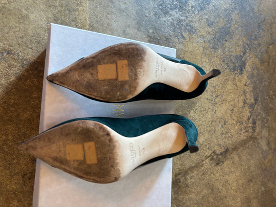 Jimmy Choo Dark Green Pumps