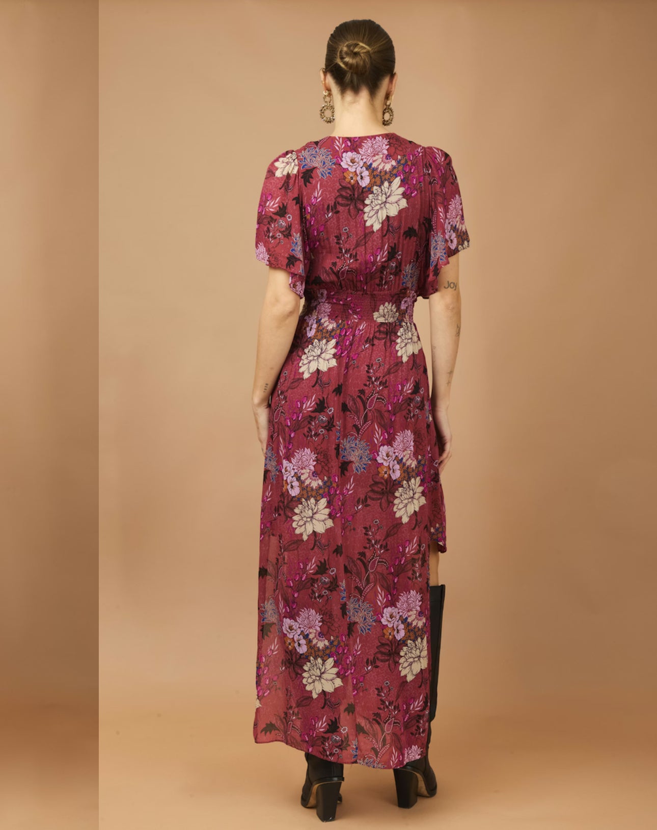 Berenice Floral Chiffon Dress