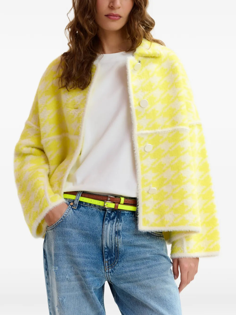 Essentiel Antwerp Houndstooth Cardigan