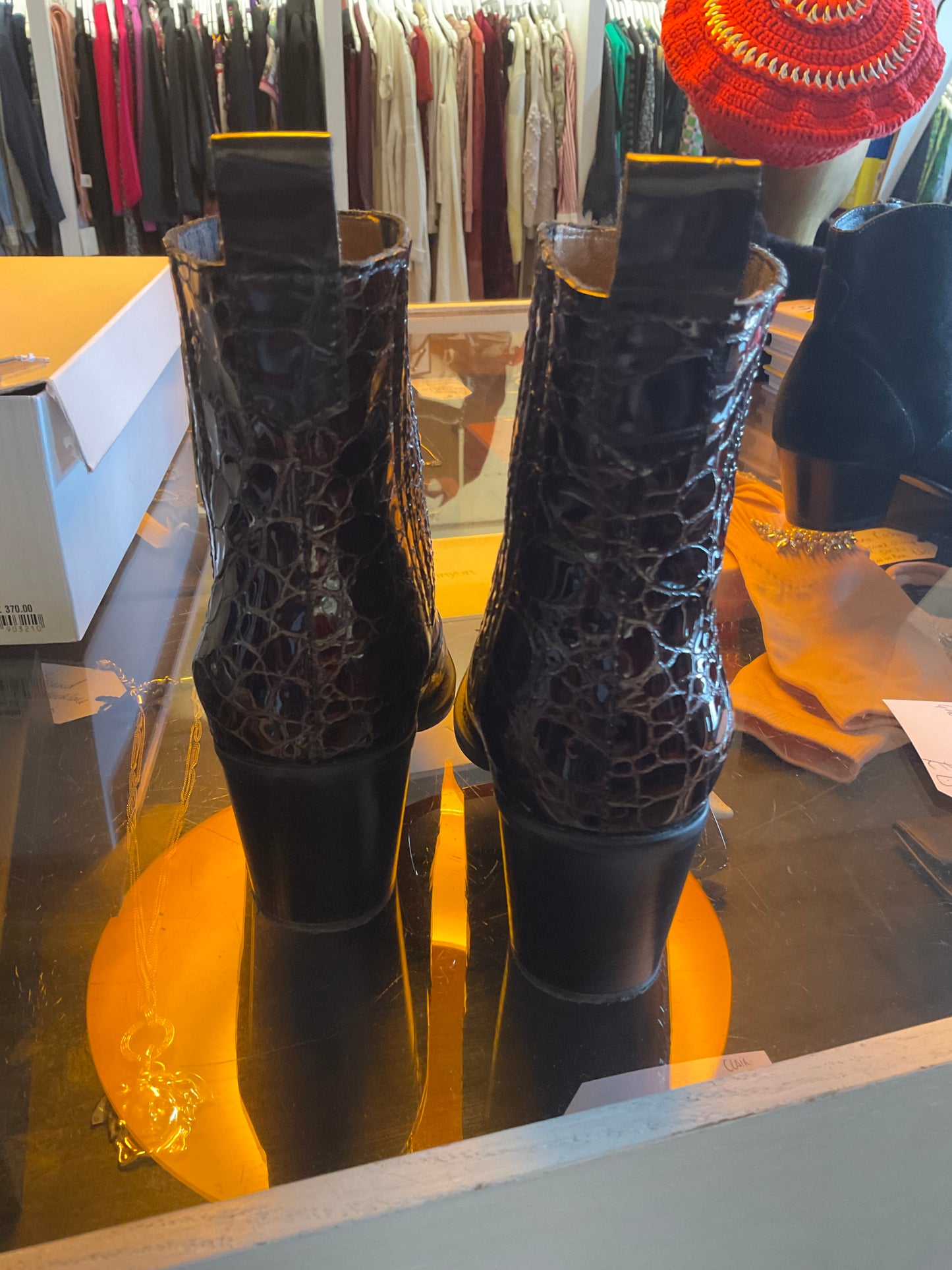Ganni Croc Boots