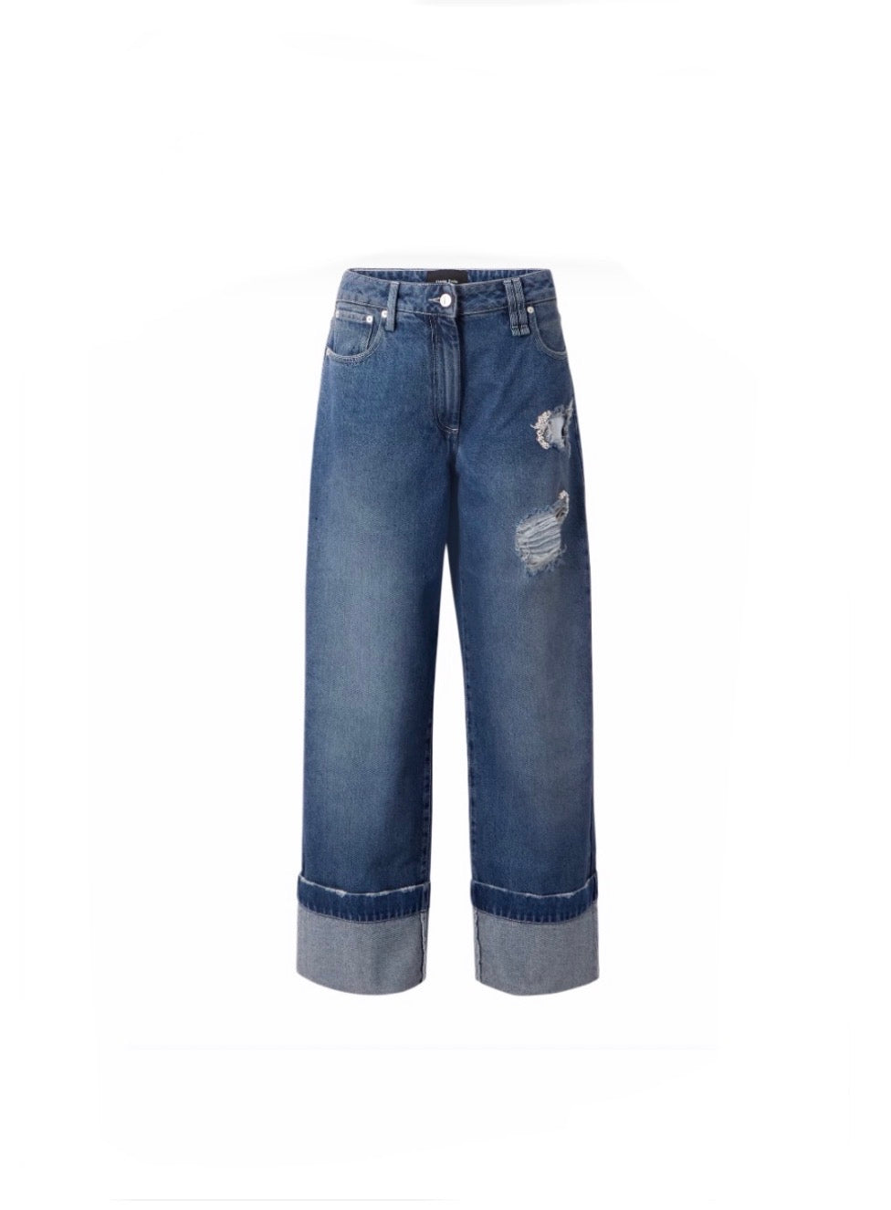Simone Rocha Distressed Jewel Jeans