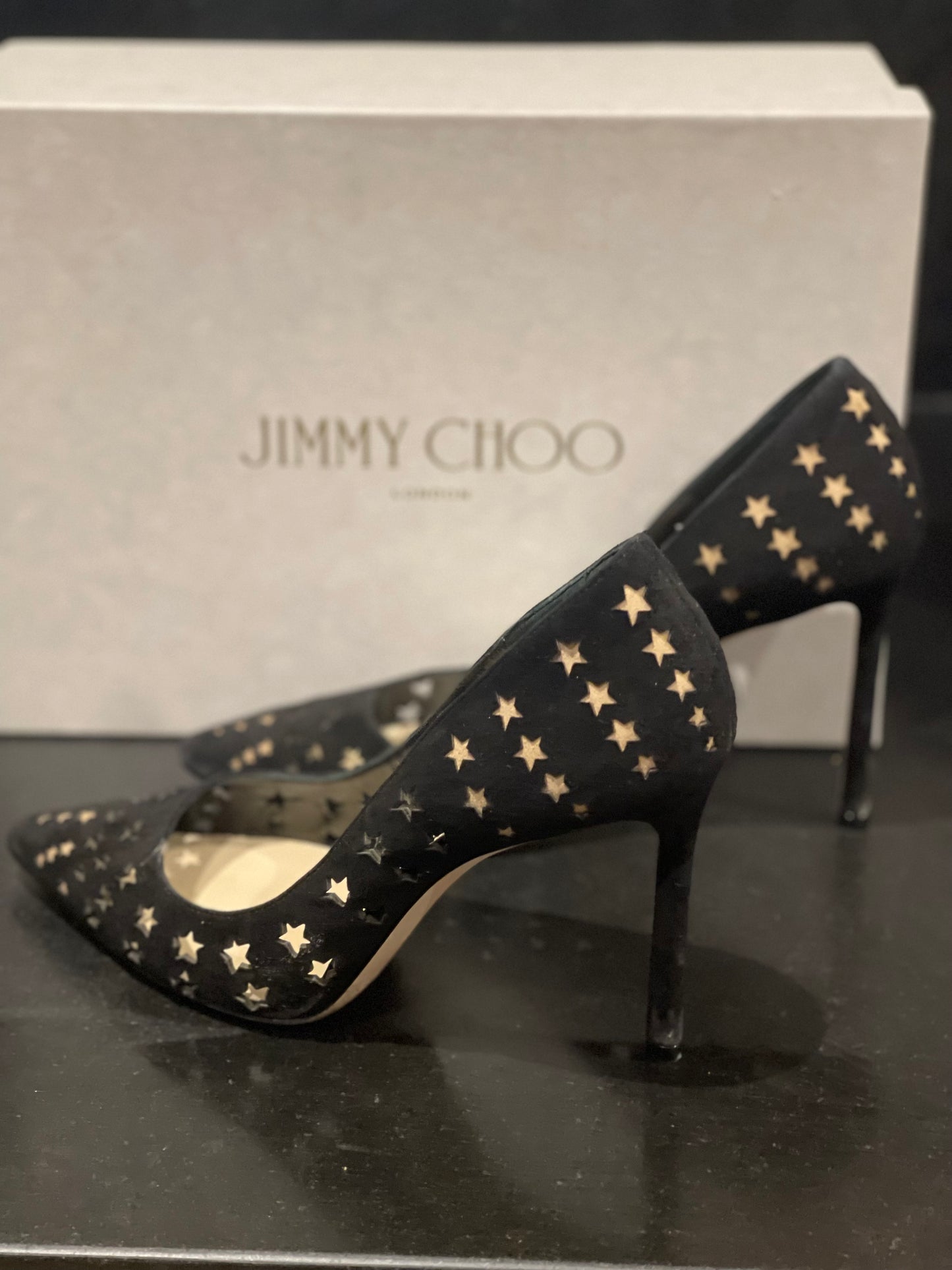 Jimmy Choo Star Suede Heels