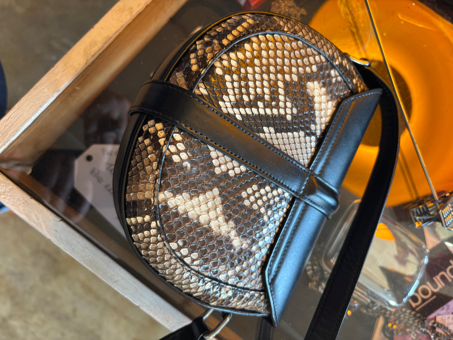 Celine Besace Snakeskin Bag