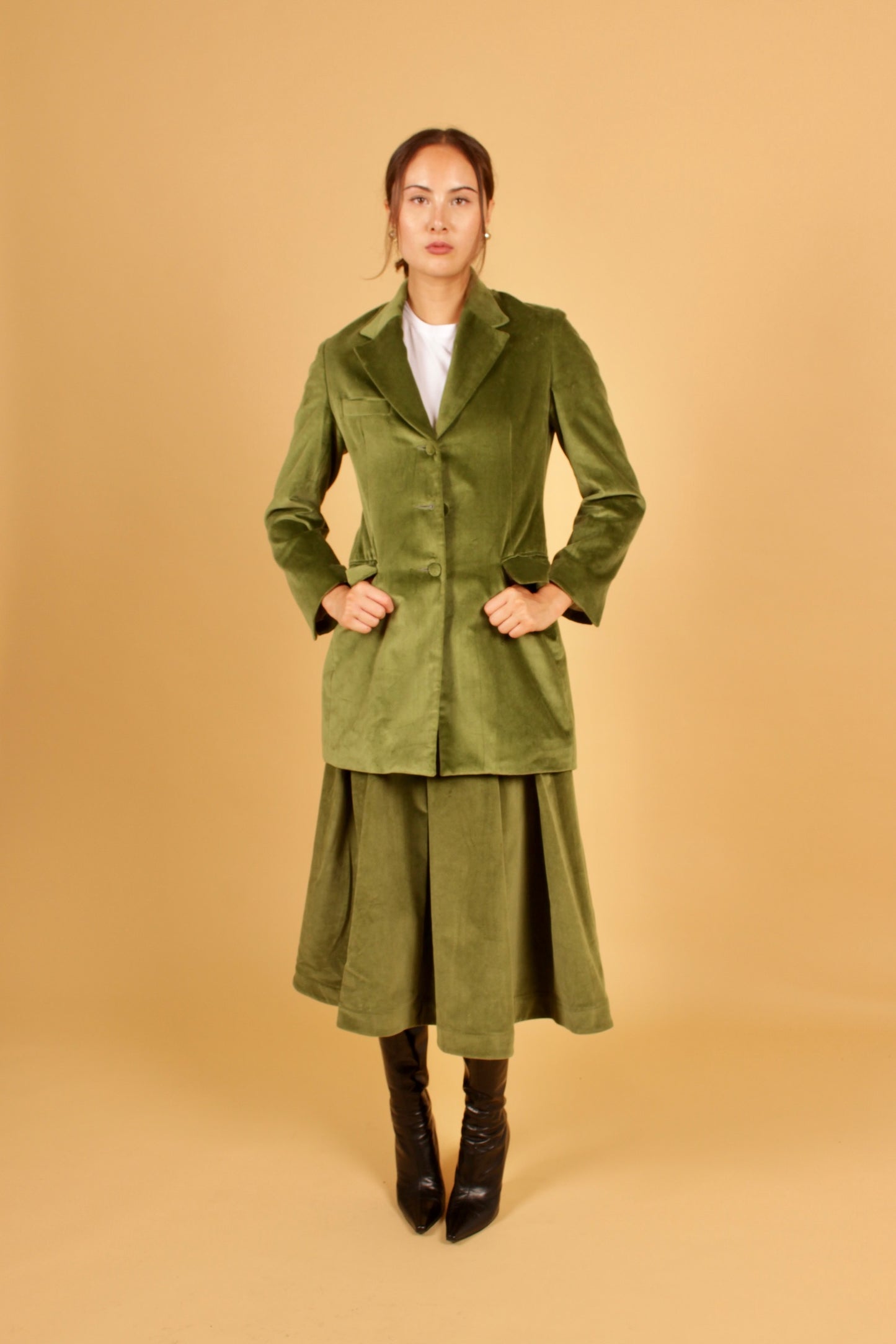 Cawley Green Velvet Jacket