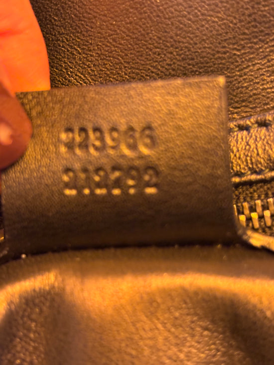 Vintage Gucci Black Pony Hair Bag